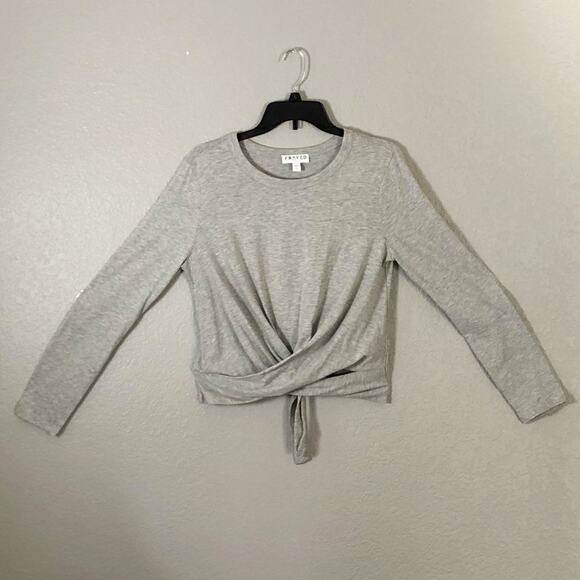 Frayed Jeans Women's Large Romi Twist Front Top - Picture 1 of 8